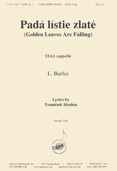 Pada Listie Zlate/golden Leaves - Ssaa A Cap by - Smisek Anita - for SSAA