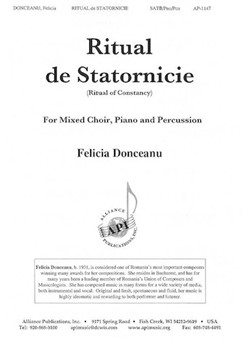 Ritual De Statornicie - Satb-pcn by Donceanu Felicia for SATB
