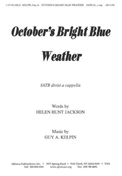 Octobers Bright Blue Weather - Satb A Cap by Kelpin Guy for SATB