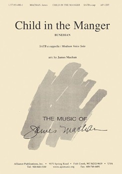 Child In The Manger - Satb A Cap by Machan James for SATB