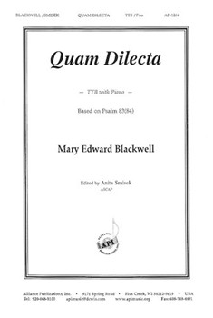 Quam Dilecta - Ttb-pno by Blackwell Mary Edward - Smisek Anita - for TTB