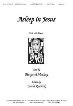 Asleep In Jesus - Ssa-pno by Ruesink Linda for SSA