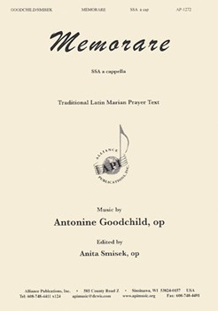 Memorare - Ssa A Cap by Goodchild Antonine - Smisek Anita - for SSA