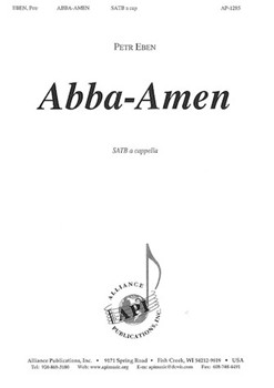 Abba - Amen - Satb A Cap by Eben Petr for SATB