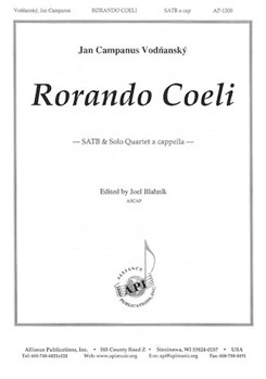 Rorando Coeli - Satb A Cap Solo Qt by Vodnansky Jan for SATB