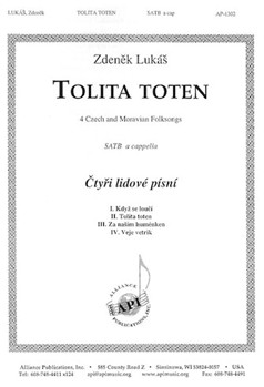 Tolita Toten (4 Fksgs) - Satb A Cap by Lukas Zdenek for SATB