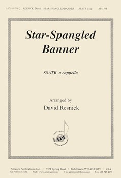 Star spangled Banner - Ssatb A Cap by - Resnick David - for SATB