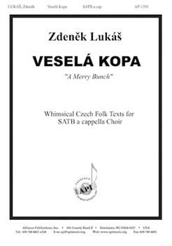 Vesela Kopa/a Merry Bunch - Satb A Cap by Lukas Zdenek for SATB