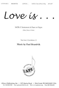 Love Is... - Satb-c Instru-org-pno by Brandvik Paul for SATB