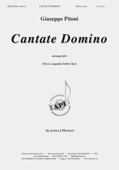 Cantate Domino - Ssaa A Cap by - Machan James - for SSAA