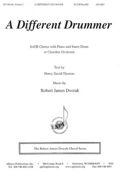 Different Drummer by Dvorak Robert James for SATB