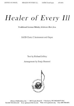 Healer Of Every Ill - Satb-org-ob by Richard Jeffrey for SATB