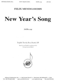 New Years Song - Satb A Cap by - Smisek Anita - for SATB