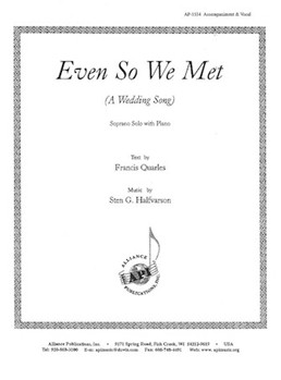 Even So We Met - High Solo-pno (wedding Song)