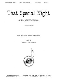 That Special Night: 5 Songs For Christmas - Satb by Halfvarson Sten G for SATB
