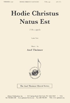 Hodie Christus Natus Est - Ttb A Cap by Theimer Axel for TTB