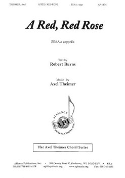 A Red Red Rose - Ssa A Cap by Theimer Axel for SSAA