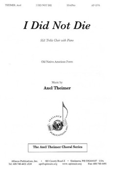 I Did Not Die by Theimer Axel for SSA