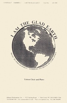 I Am The Glad Earth - Unis Chr-pno by for