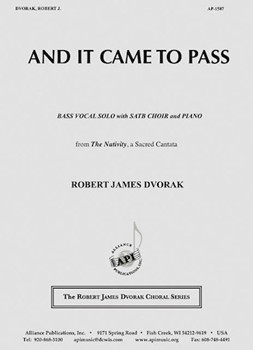 And It Came To Pass - Bass Solo-satb-pno by for SATB