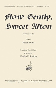 Flow Gently Sweet Afton by - Ruzicka Charles - for TTBB a cappella