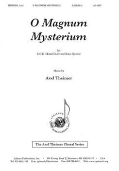 O Magnum Mysterium - Satb-br 5 Or Org by Theimer Axel for SATB