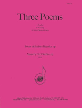 Three Poems - Med.voc Solo by for