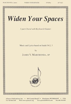 Widen Your Spaces/is. 54:23 - Satb-pno by Marchionda James V for SATB