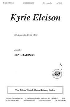 Kyrie Eleison by Badings Henk - Smisek - for SSA a cappella