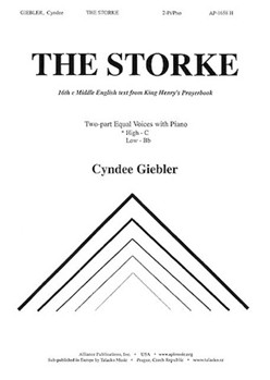 Storke by Giebler Cyndee for SA and Piano