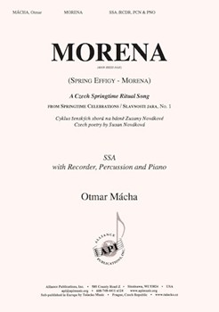 Morena - Ssa /rcdr Pno Pcn by Otmar Macha for SSA