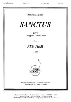 Sanctus by Lukas Zdenek for SSATB
