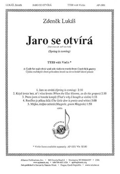 Jaro Se Otvira by Lukas Zdenek for TTBB (W/violin)