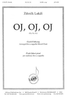 Oj Oj Oj - Satb A Cap by Lukas Zdenek for SATB