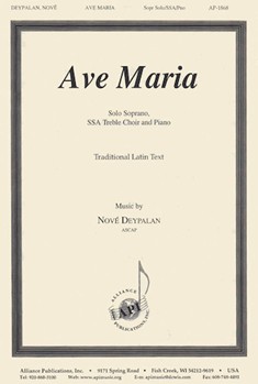 Ave Maria - Ssa-solo- Pno by for