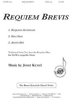 Requiem Brevis by Kunes Josef for SATB a cappella