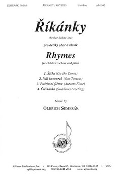 Rikanky Rhymes by Semerak Oldrich for Unison and Piano