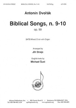 Biblical Songs #9 - 10 by Dvorak Antonin - Strejc Jiri - for SATB