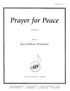 Prayer For Peace - Voc-pno by for