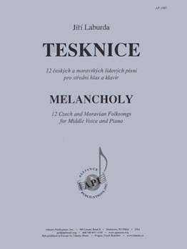 Tesknice - 12 Czech Folksongs - Medium Voice Solo-pno by for
