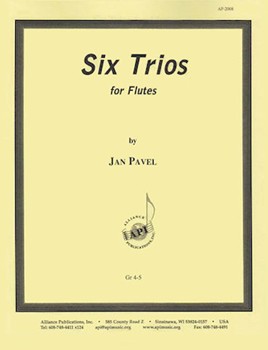 Six Trios For 3 Flutes by for