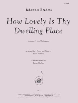 How Lovely Is Thy Dwelling Place - Fl 2-kybd by for