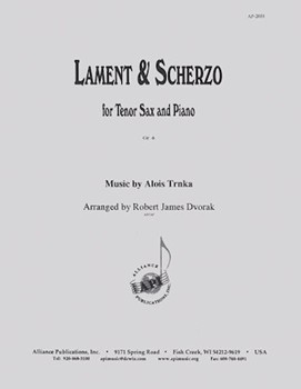 Lament & Scherzo - Trnka - Ten Sax-pno by for