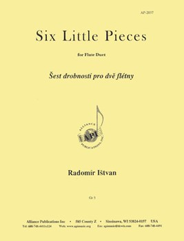 Six Little Pieces For 2 Flutes - by for