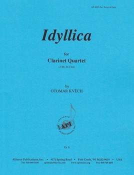 Idyllica For Clarinet Quartet - Set by for