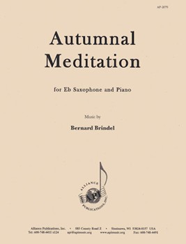 Autumnal Meditation For Eb Sax & Pno by for