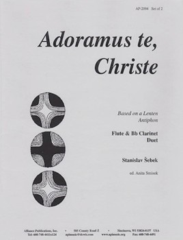 Adoramus Te Christe Fl-clt Duet by for
