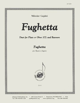 Fughetta For Flute Or Oboe (cl) And Bassoon by for