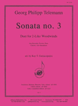 Sonata No. 3 - A Sax 2 by for