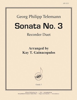 Sonata No. 3 - Rcdr 2 by for